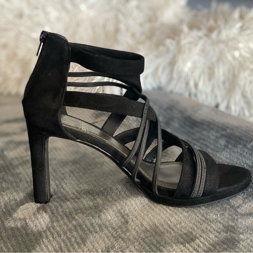 Impo 6 M Black strappy high heel
